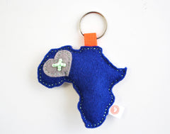 AFRICA KEY RING - RIBBON