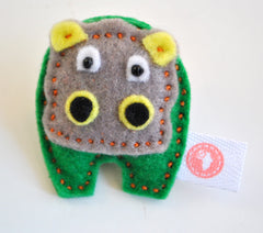 BUSHFELT BROOCH - HIPPO