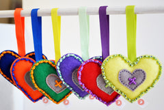 RIBBON HEART - BEAD