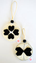 KALEIDOSCOPE BALL SETS - BLACK + CREAM
