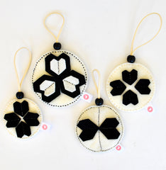KALEIDOSCOPE BALL SETS - BLACK + CREAM