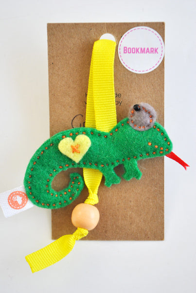 BUSHFELT BOOKMARK - CHAMELEON