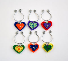 HEART GLASS CHARM