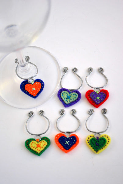 HEART GLASS CHARM