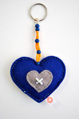 HEART KEY RING - BEAD