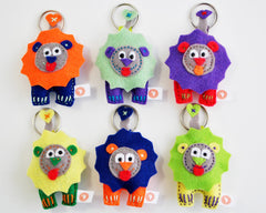 BUSHFELT KEY RING - RIBBON - LION