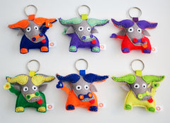 BUSHFELT KEY RING - RIBBON - BUFFALO