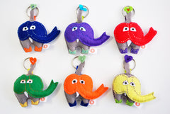 BUSHFELT KEY RING - RIBBON - ELEPHANT