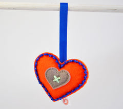 RIBBON HEART - BEAD