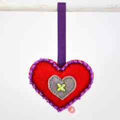 RIBBON HEART - BEAD