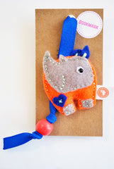 BUSHFELT BOOKMARK - RHINO