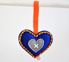 RIBBON HEART - BEAD