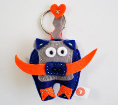 BUSHFELT KEY RING - RIBBON - WARTHOG