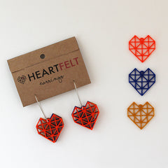 HEART EARRINGS - SMALL