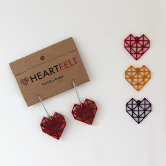 HEART EARRINGS - SMALL