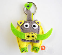 BUSHFELT KEY RING - RIBBON - WARTHOG