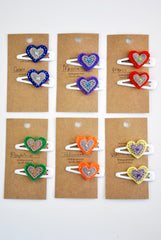 HEART HAIRCLIPS