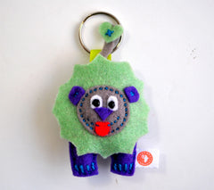 BUSHFELT KEY RING - RIBBON - LION