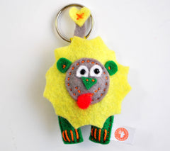 BUSHFELT KEY RING - RIBBON - LION