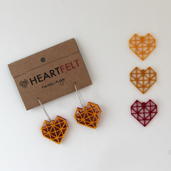 HEART EARRINGS - SMALL